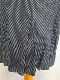 German Black Polka Dot Dress <br> (B-40" W-33" H-41")