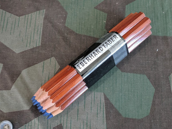 Original Eberhard Faber Blue Colored Pencils