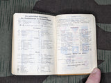 1941 Pocket Calendar From The Werksätten für Fernsteuerungs Technik