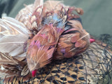 Bird Feather Tilt Hat