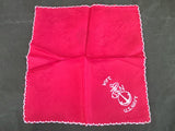 Lot of 4 USN Navy Wife Hankies