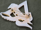 Beethoven's 5th Symphony V for Victory Music Note Eagle Pin