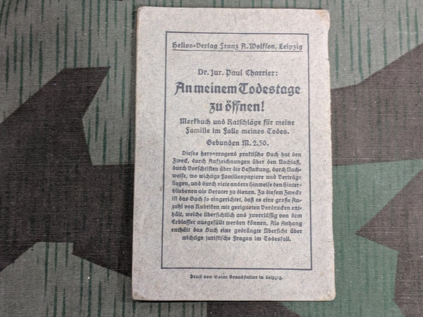 German-French Interpreter Book für Soldaten