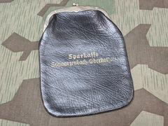 Leather Bank Bag Sparkasse Oberkotzau