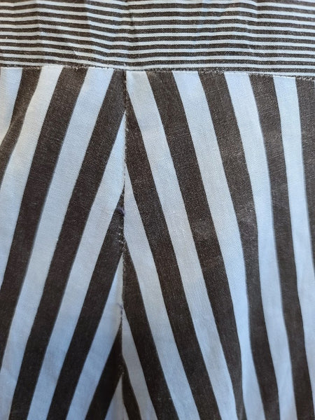 Blue Striped Dress <br> (B-44" W-38" H-48")