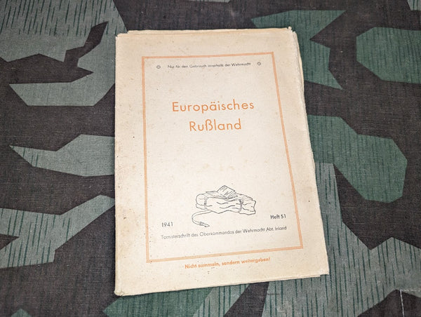 Europäisches Russland Tornister Map