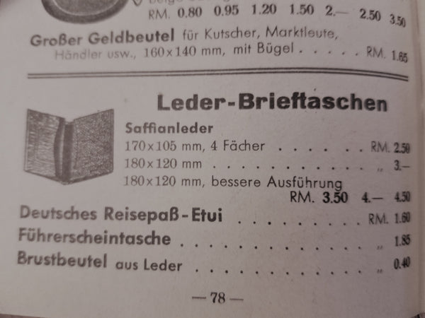 German Imitation Leather Wallet