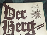 Der Bergsteiger Magazine July 1937