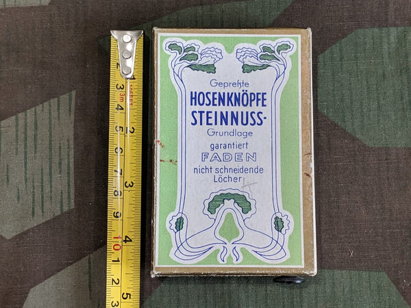 Black Steinnuss Buttons in Box (40+ Buttons)