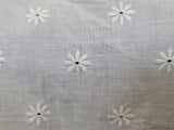 White Sleeveless Eyelet Blouse from Germany <br> (B-37" W-34.5")