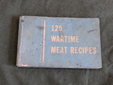 WWII US 120 War Time Meat Recipes