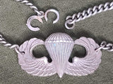 Paratrooper Jump Wings Sterling Bracelet