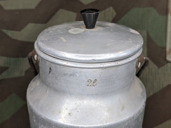 2L Milk Can w/ Wood Handle and Bakelite Knob