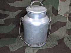 Aluminum Milk Can Unmarked