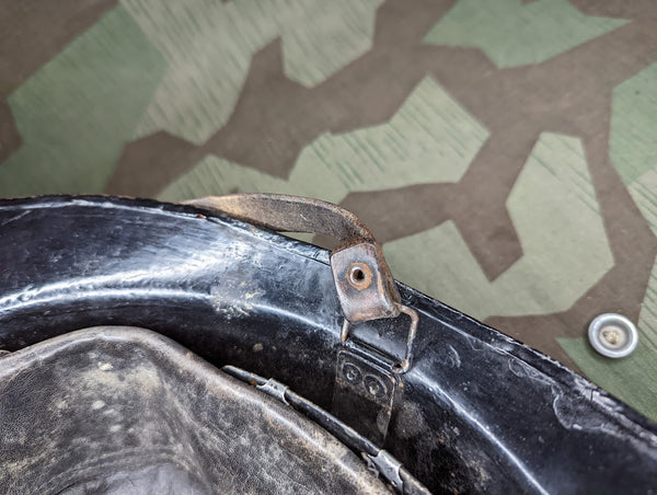 WWII Belgian Gendarmerie Helmet Named