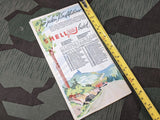 Shell Original Map of Saxony Sachsen and Mitteldeutschland