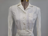 NNC Navy Nurse White Indoor Uniform Dress (Named) <br> (B-34" W-25.5" H-32.5")