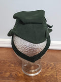 Dark Green Felt Tilt Hat