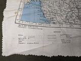Original Silk Map of China