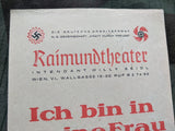 KDF Theater Playbill (with Air Raid Instructions)