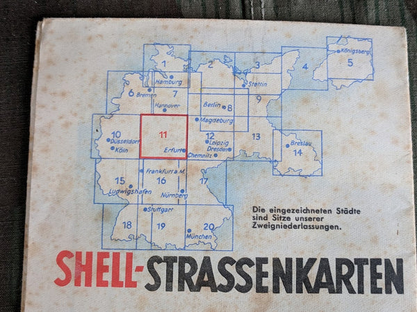 Shell Map Thüringen - Mitteldeutschland DRGM