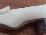White Marine Corps / USN Bow Pump Shoes Size 10 A