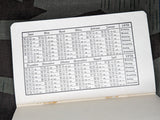 German Notebook with 1937/1938 Calendar