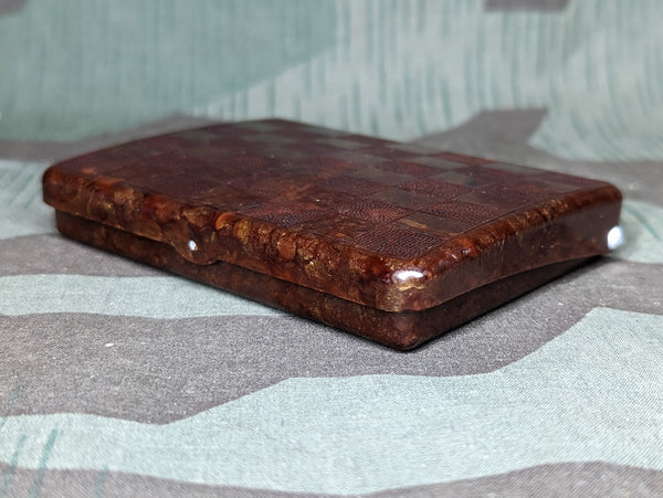 Berlin Bakelite Checkered Lid Cigarette Case