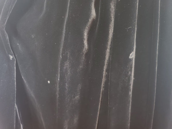 German Black Velvet Dress with Apron <br> (B-34" W-27" H-35")