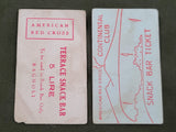 American Red Cross Snack Bar Ticket