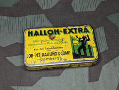 Halloh Extra Pipe Tobacco Sales Tin