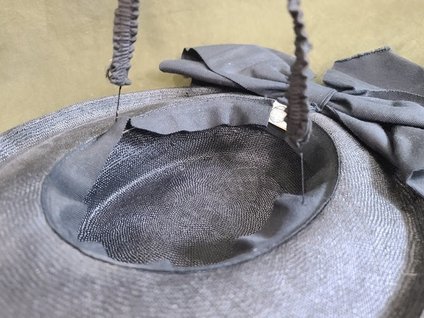 Black and White Tilt Hat