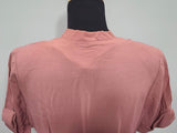 Pink Dress with Lace Inserts <br> (B-43" W-31" H-43")