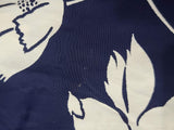 Navy Blue with White Flowers Dress (as-is) <br> (B-39" W-29" H-41")