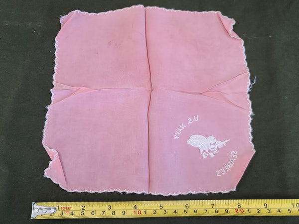 Seabees Sweetheart Hankie Pink