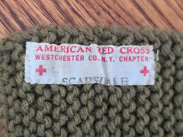 American Red Cross Knit Scarf