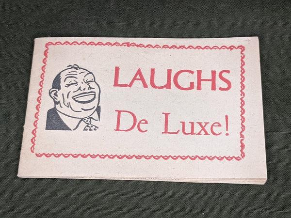 Laughs De Luxe 1944 Joke Book