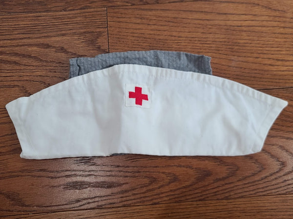 American Red Cross Gray Lady Short Sleeve Uniform Dress & Hat <br>(B-37" W-30.5" H-36")