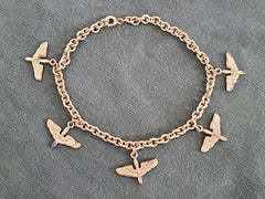 Army Air Corps Wings Charm Bracelet