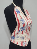 Novelty Print Happy New Year Vest