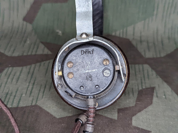 Dfh.f. 45 German Military Radio Headset No Plug
