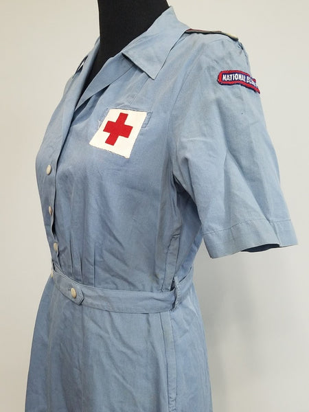 Red Cross Uniform: Dress, Jacket and Garrison Cap <br> (B-38" W-30.5" H-40")