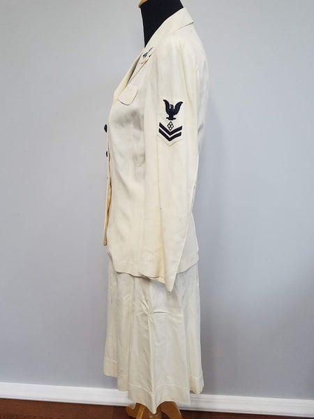 Navy WAVES White Uniform <br> (B-38" W-28" H-38")