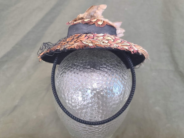 Bird Feather Tilt Hat