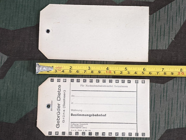 Paper Shipping Tags from Gebrüder Dietze