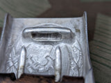 1937 Luftwaffe Drop Tail Aluminum Belt Buckle Jul. Kremp Lüdenscheid