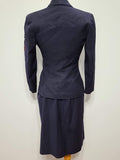 Navy WAVES Uniform: Jacket and Skirt <br> (B-34" W-26" H-36")